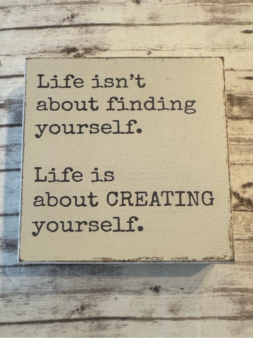Inspirational Box Sign - Picture 2 of 4
